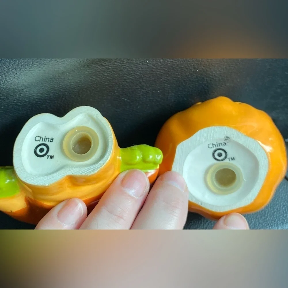 Frankenstein and great pumpkin salt and pepper shakers Halloween themed #15